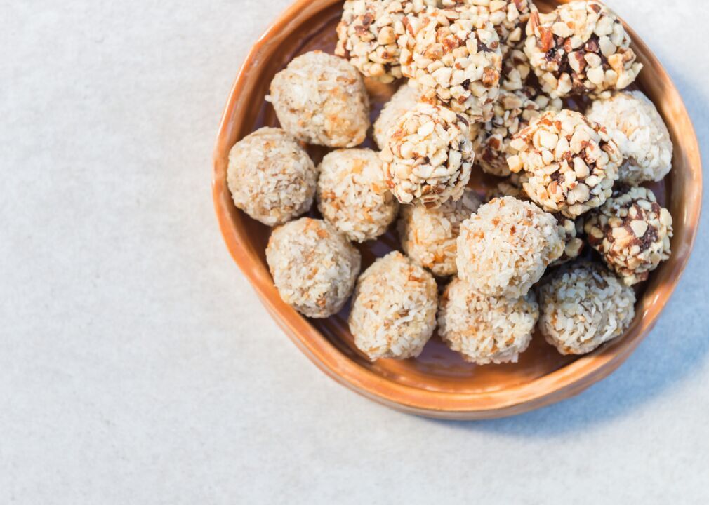 Vegan Toasted Coconut Truffles